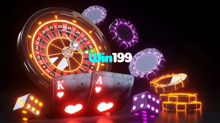 Win199 casino presented on mobile device in Pakistan with slots and live games